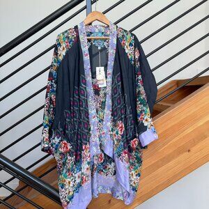 Johnny Was - Shae Kimono, Medium (Silk and Embroidered, Lined) NWT